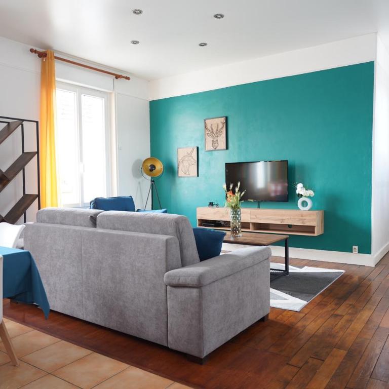 T3 spacieux & cosy, expo Sud, très proche Loire - Apartment mit 2 Schlafzimmern - 2