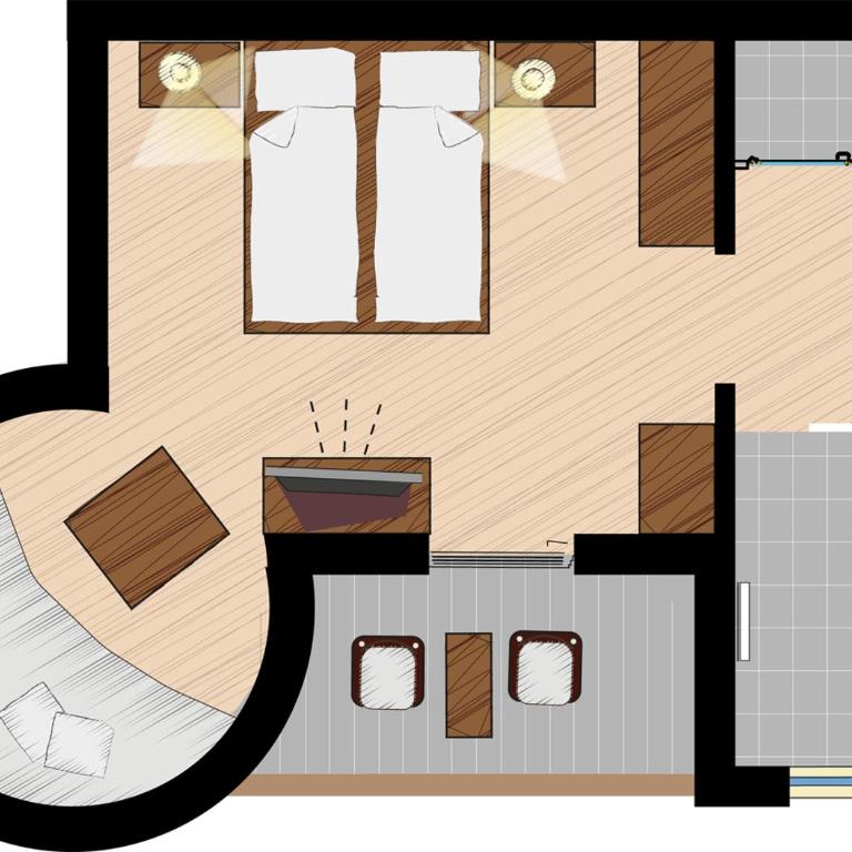 Loisi's Boutiquehotel - Superior Doppelzimmer mit Balkon - 3