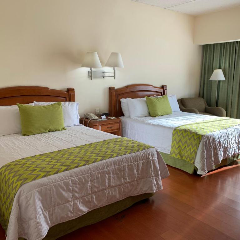Hotel Villa Florida Puebla - Habitación Doble - 2 camas dobles - 1