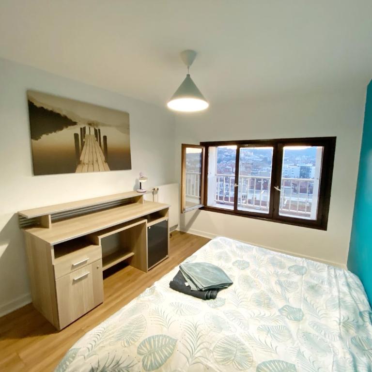 014 CHIC & COSY GRAND APPART DUPLEX 76m2 WIFI SMART TV NETFLIX ET VUE PANORAMIQUE - Appartement 3 Chambres - 4