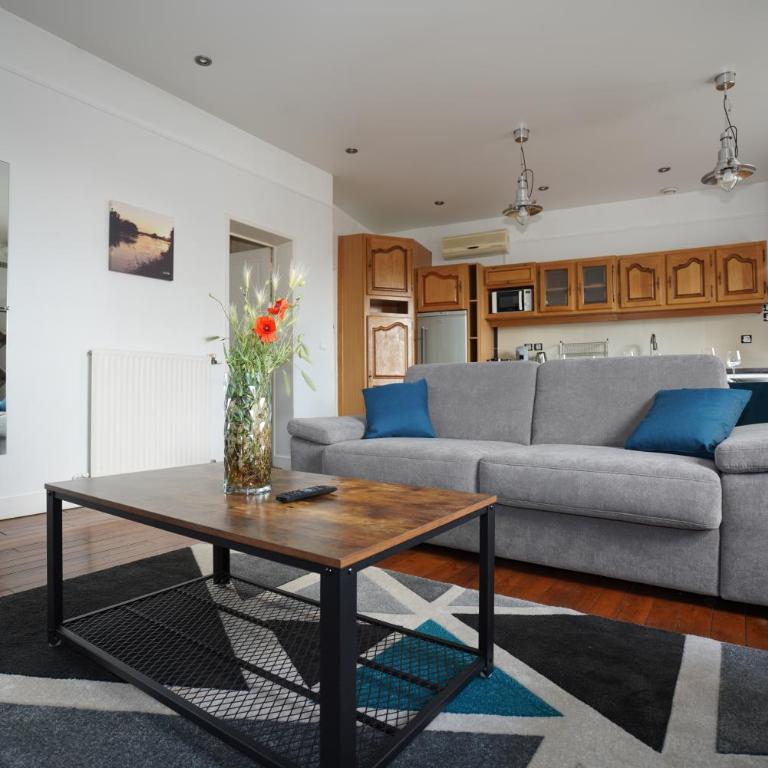 T3 spacieux & cosy, expo Sud, très proche Loire - Apartment mit 2 Schlafzimmern - 4