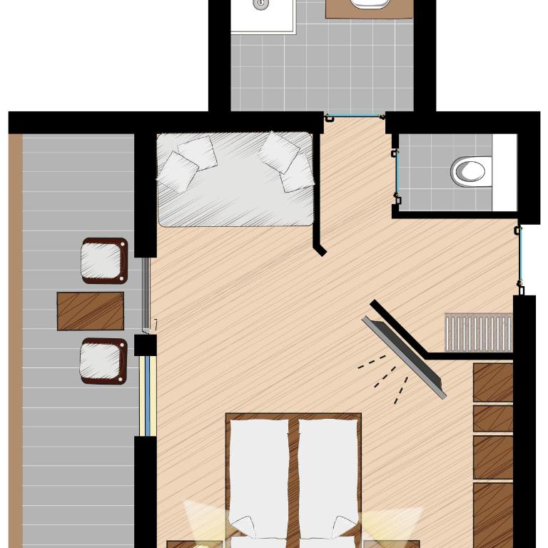 Loisi's Boutiquehotel - Superior Doppelzimmer mit Bergblick - 3