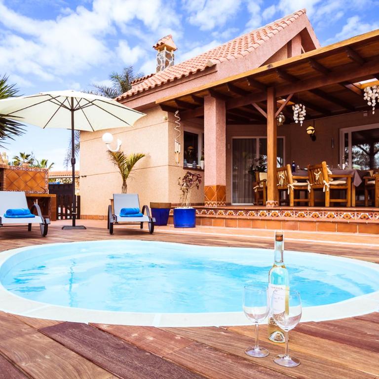 Villa Hibiscus Centrum Corralejo Beach Private Pool Family - Villa con piscina privada - 8