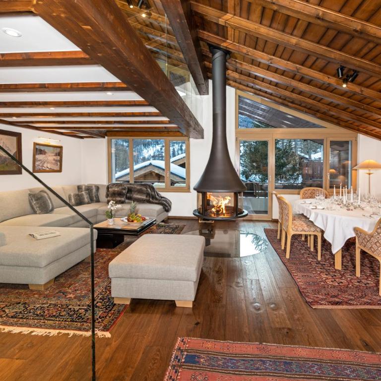 Penthouse Zen Zermatt, 100m from Ski Lift and Piste - Apartamento de 3 dormitorios - 2