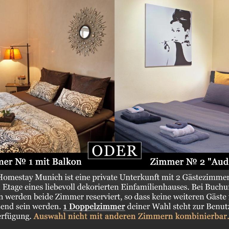 Lion Homestay Munich - Doppelzimmer mit eigenem Bad - 1