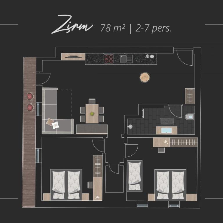 Tischlerhof Alpine Living - Appartamento Superior con 2 Camere da Letto - 7