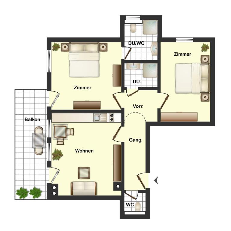 Appartementhaus Arbiskogelblick - Apartamento de 2 dormitorios - 2