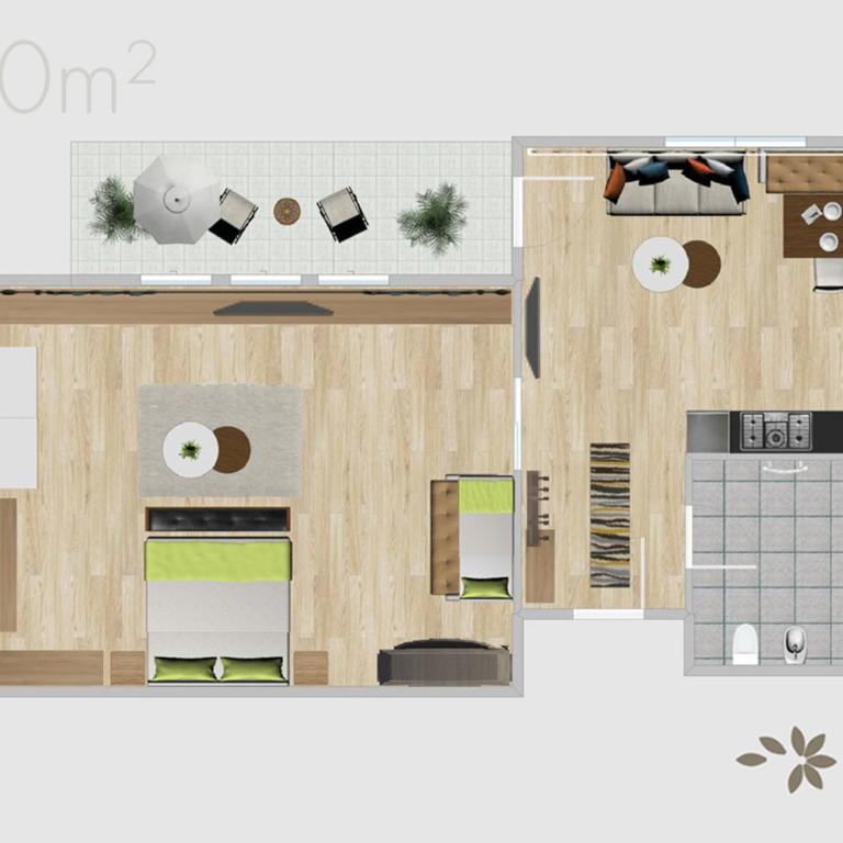 Residence Margareth - Appartamento con Vista Montagna (2 Adulti) - 1