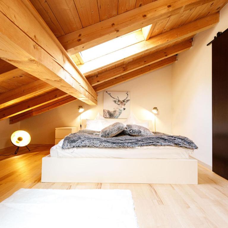 Dachgeschoss Wohnung Akelei am Fuße der Zugspitze - Apartment mit Blick auf die Berge - 29