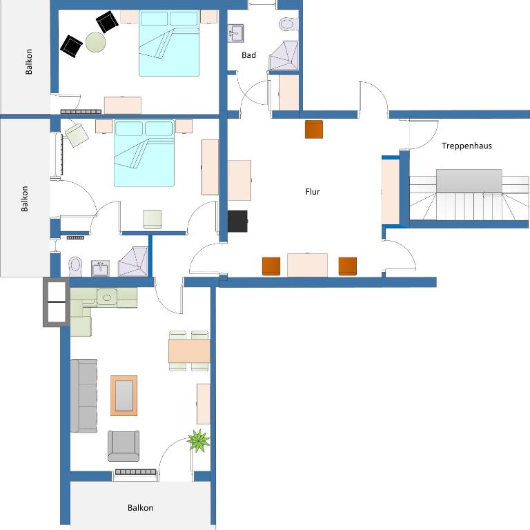 Haus am Weißenbach - Apartment mit 2 Schlafzimmern - 22