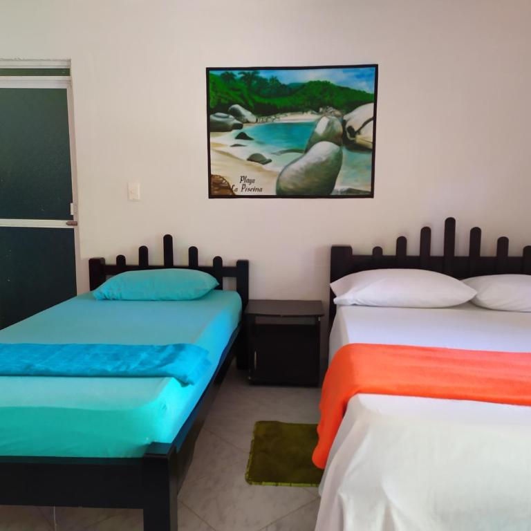 Hostal Recuerdos del Tayrona - Habitación Doble Estándar - 6
