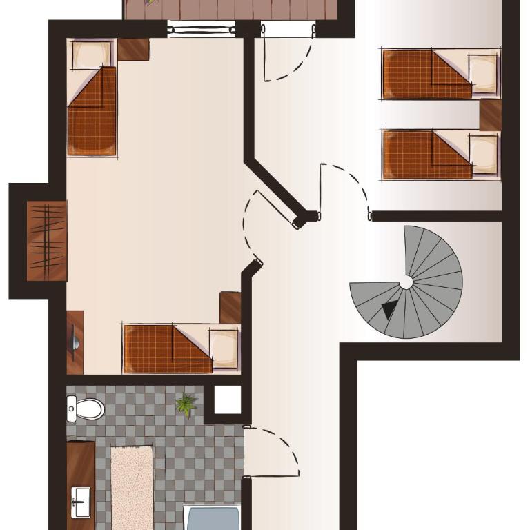 Hotel Pinzger Tux - Apartment mit 3 Schlafzimmern und Balkon - 11