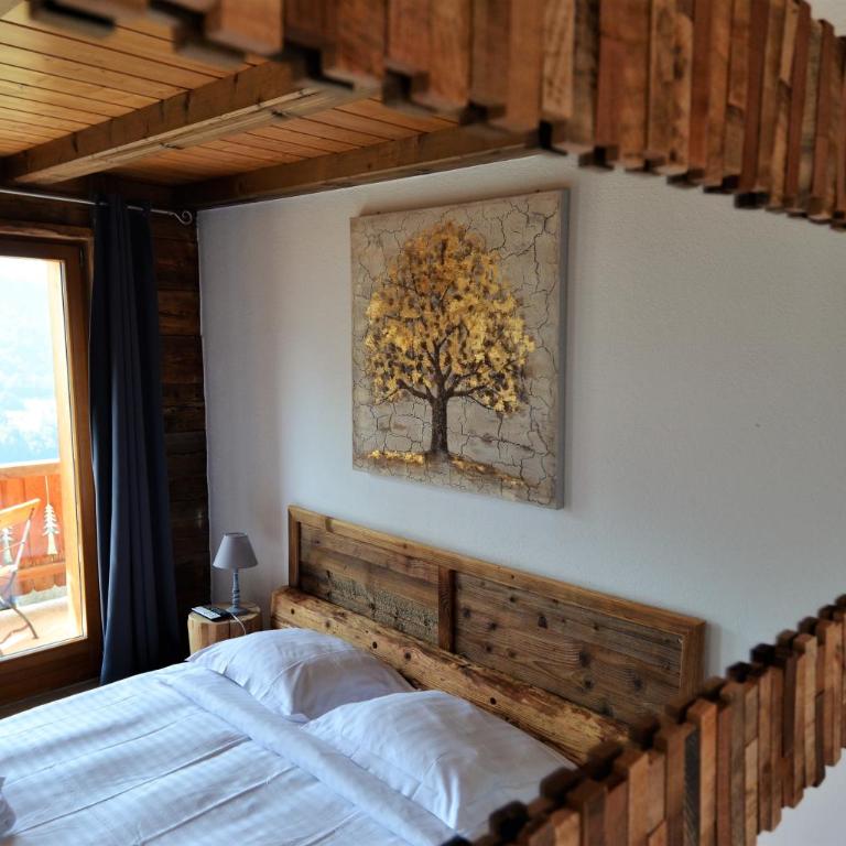 Les chambres et Roulottes des Noisetiers - Studio mit Bergblick - 9