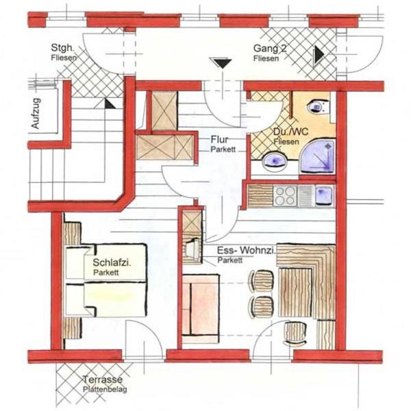 EnjoyTheAlps - Appartements BARBARA - One-Bedroom Apartment - 1