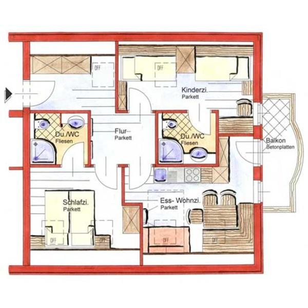 EnjoyTheAlps - Appartements BARBARA - Apartment with Balcony - 2