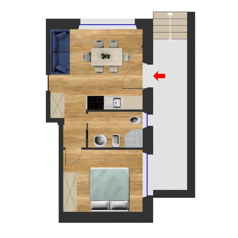 Chalet Goloseria - Appartamento con 1 Camera da Letto - 6