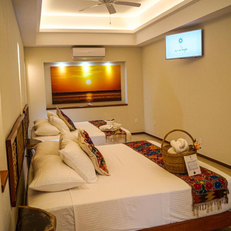 Hotel Azul Maya - Two King Bed Suite - 12