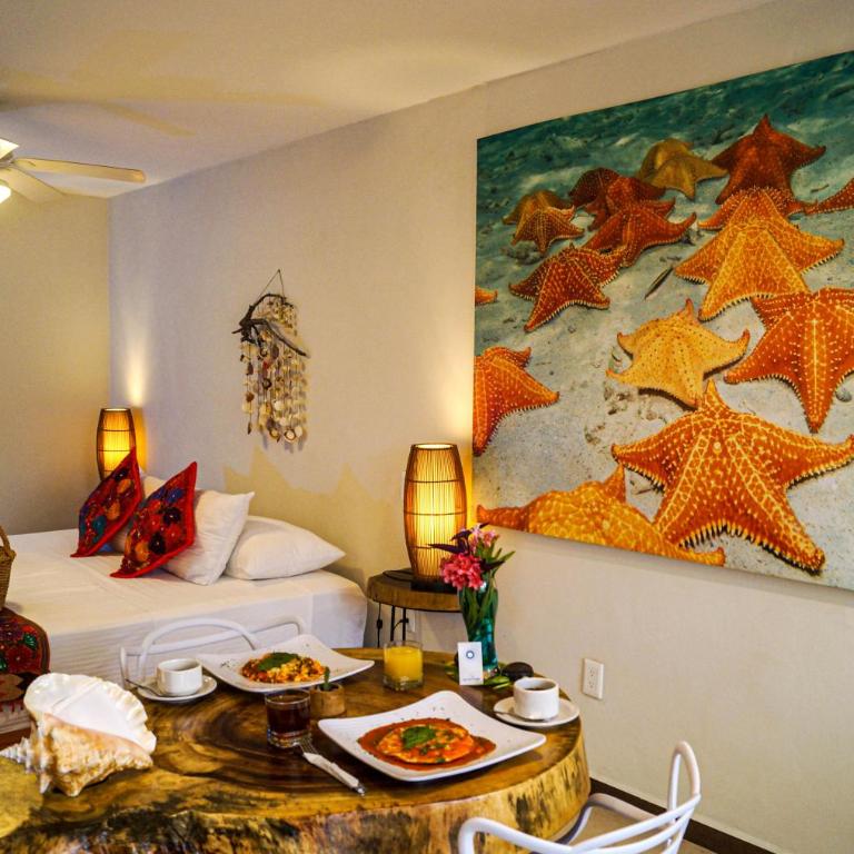 Hotel Azul Maya - Double Apartments with Patio - 1