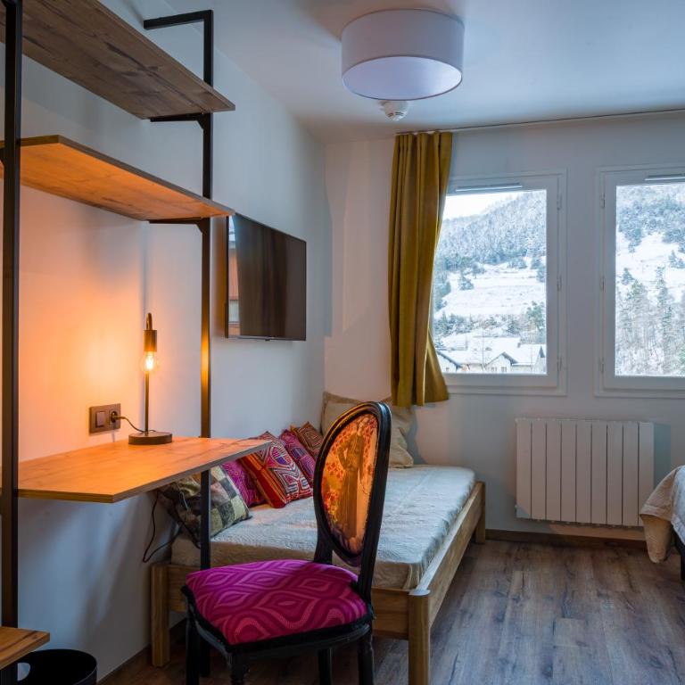 L'Outa Hotel Restaurant - Chambre Triple – Vue sur Montagne - 4