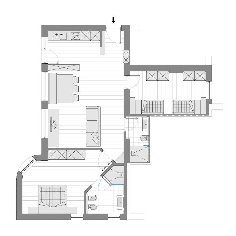 Cësa Gredine - Appartamento con 2 Camere da Letto - 15