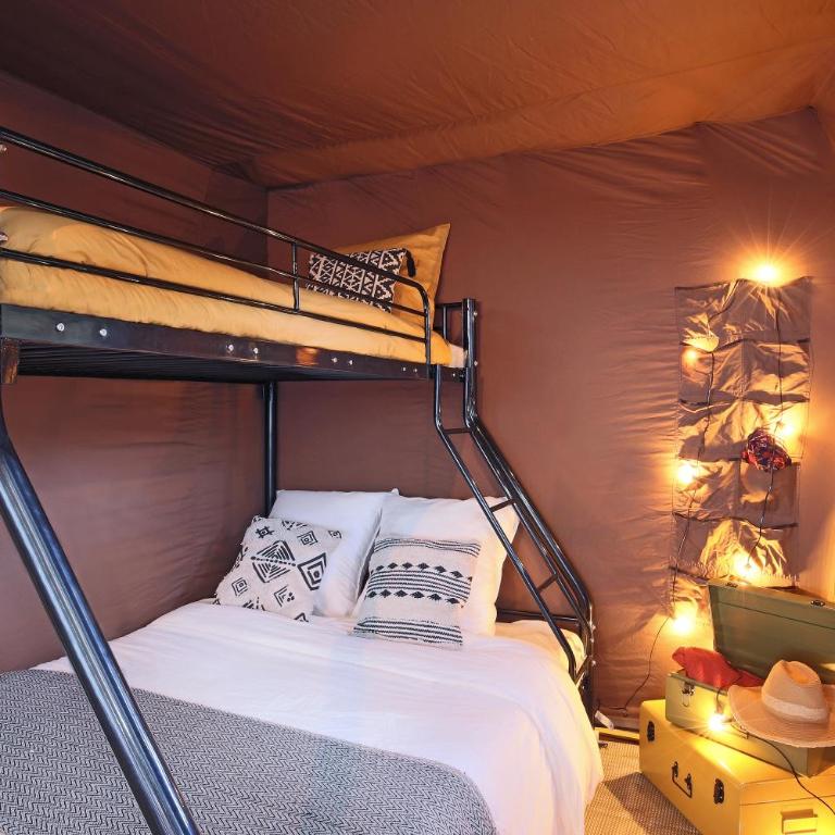 Camping Site de Gorge Vent - Bungalow Toile et Bois 2 habitaciones - Mikonos - 6