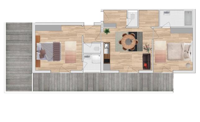 Appartements Käthe - Apartment mit 2 Schlafzimmern - 12