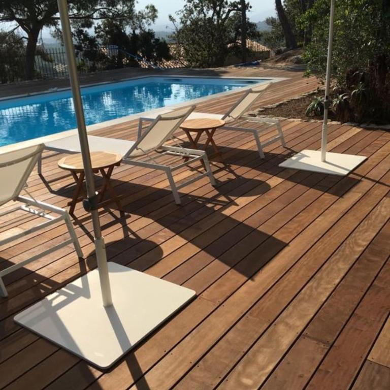 Villa campagne à Calvi piscine chauffée vue mer proche plage et centre - Maison de Vacances - 15