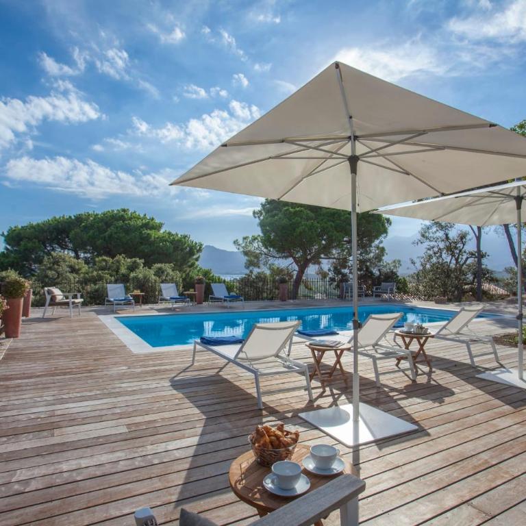 Villa campagne à Calvi piscine chauffée vue mer proche plage et centre - Maison de Vacances - 7