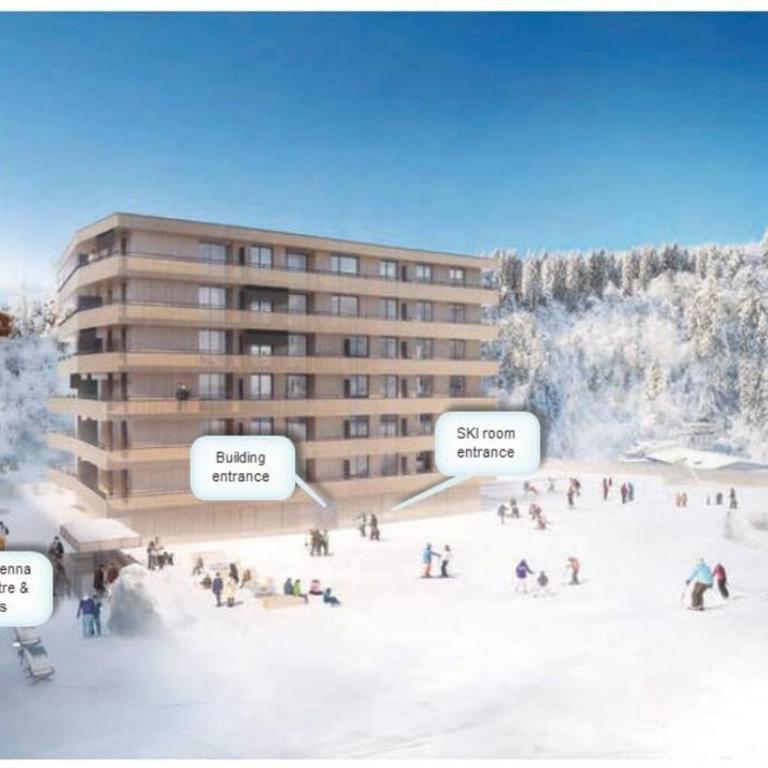 Beautiful Sunny New 1 Bed Apt (2.5Zim). Ski in/out - Apartment mit 1 Schlafzimmer - 23