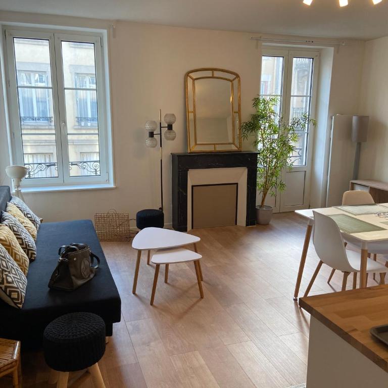 chez Muriel,T2 de charme, parc Ste Marie, Nancy Thermal, Mon Désert - Appartement 1 Chambre - 1