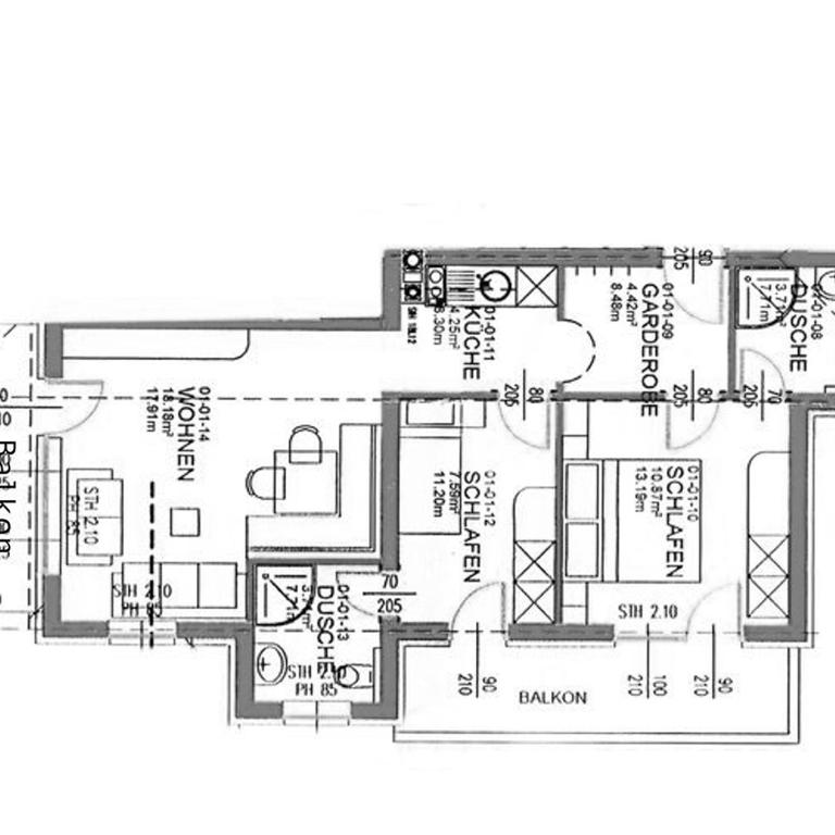 Landhaus Martinus - Apartment mit Balkon - 13