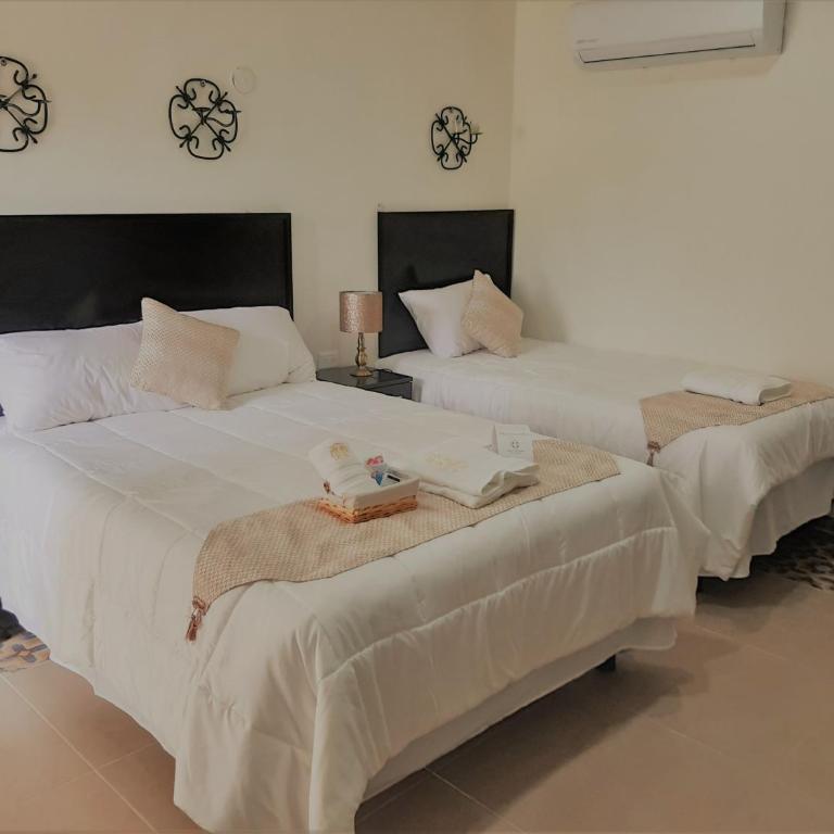 Hotel Recuerdos - Habitación Doble - 2 camas - 1