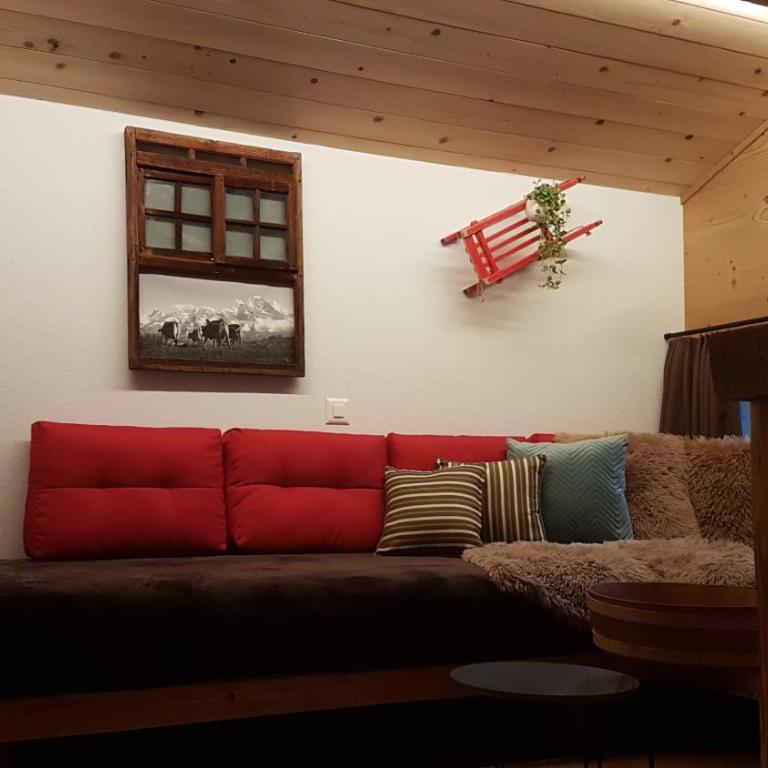 Chalet bei der Arve - Vierbettzimmer mit Bergblick - 5