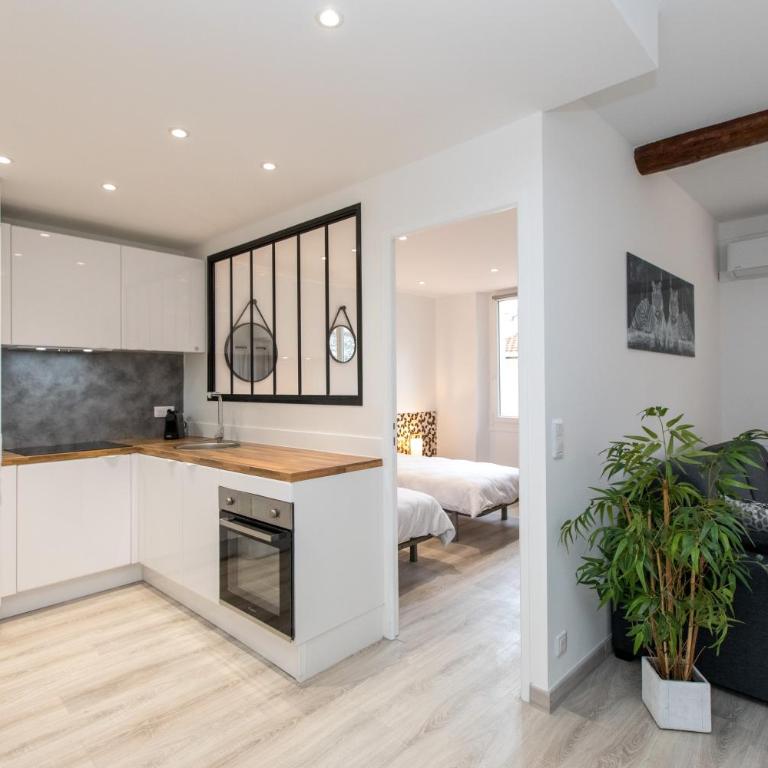Le Forville : 400m Palais, Calme, Clim - Apartamento de 1 dormitorio - 19