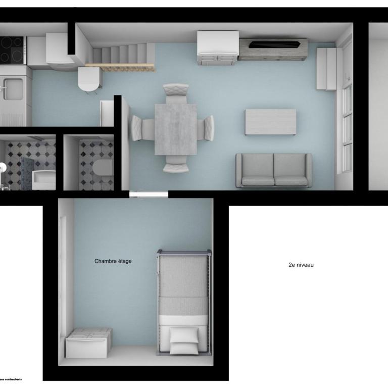 OURS BLANC 29 duplex avec vue - Apartment with Mountain View - 17