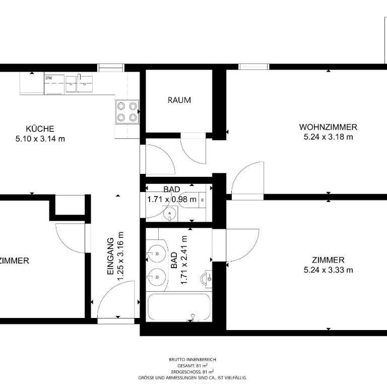 Haus Derby - Apartment mit 1 Schlafzimmer - 12