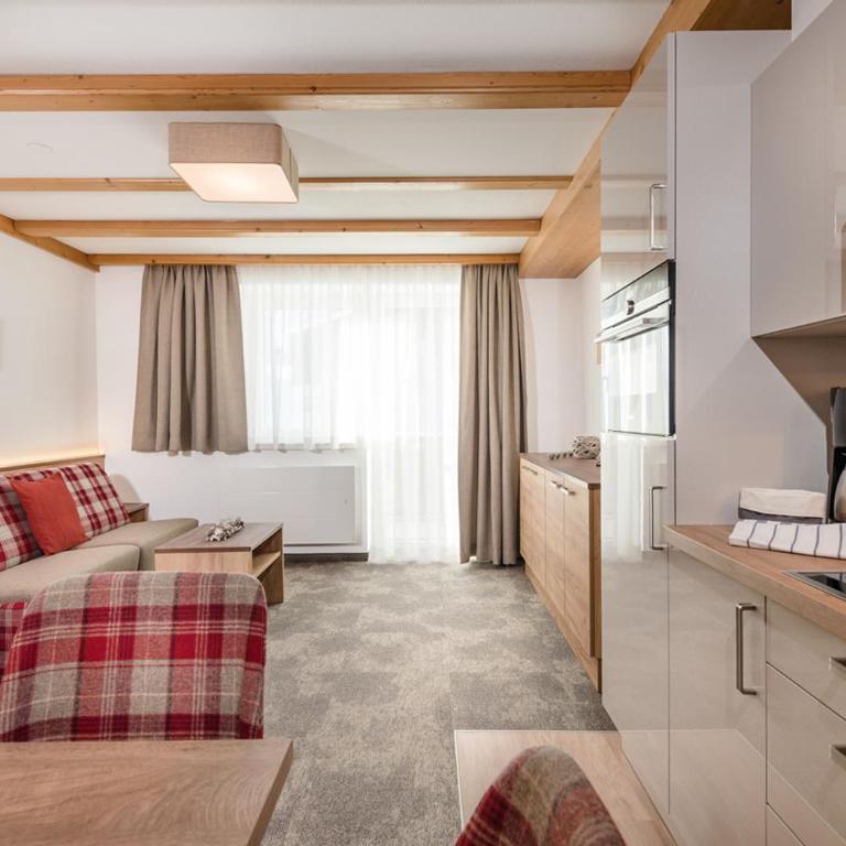 Apartments & Garni Alpenrose - Apartment mit 1 Schlafzimmer und Bergblick - 3