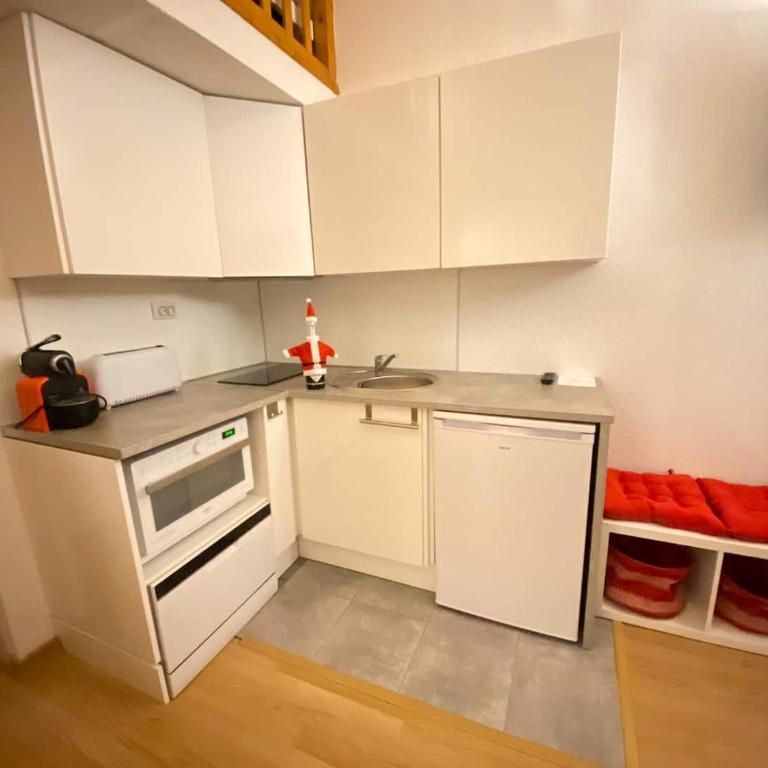 RED APPLE CARROZ Duplex de charme WIFI Parking Balcon TV Ski-Bus - Apartment mit 2 Schlafzimmern - 3