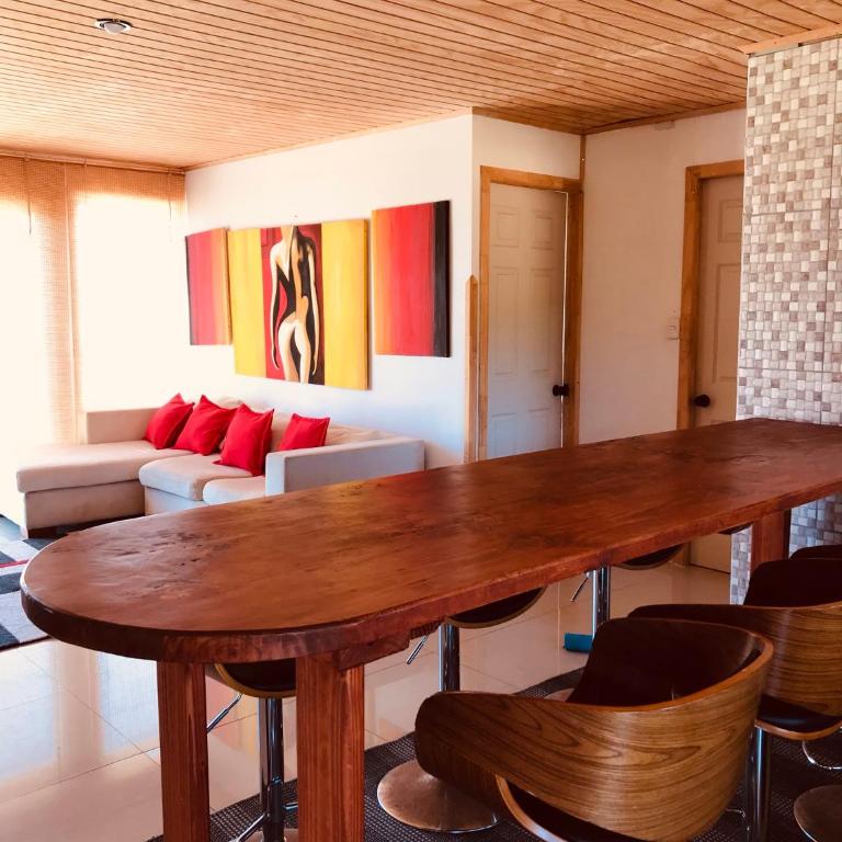 Refugio del mar - cabaña frente al mar en Curanipe con terraza y jardin - Three-Bedroom Apartment - 10