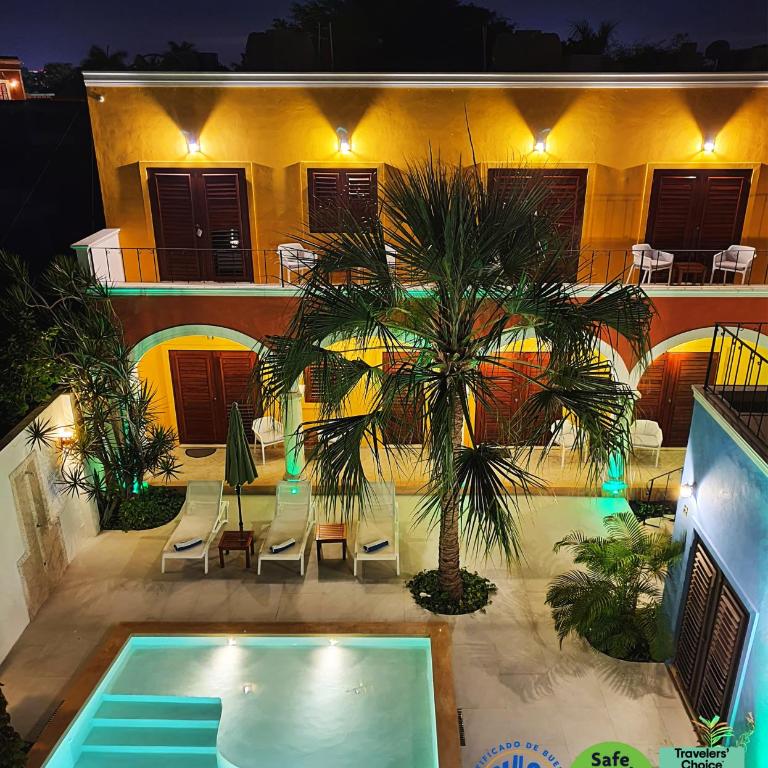 Merida Santiago Hotel Boutique - King Suite with Pool View - 1