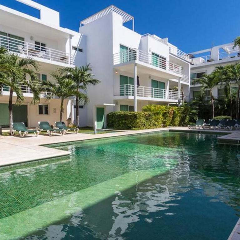 Poolside tranquil apartment in Playa del Carmen - Apartamento de 2 dormitorios - 16