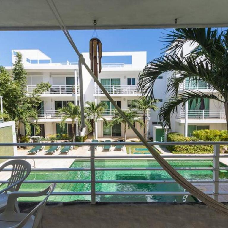 Poolside tranquil apartment in Playa del Carmen - Apartamento de 2 dormitorios - 10