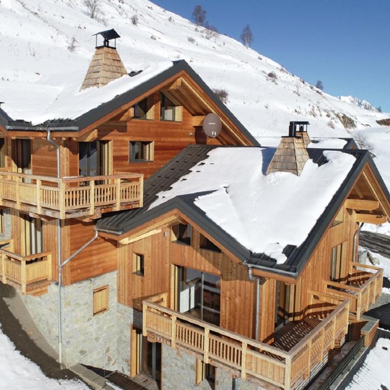 Les Chalets Grizzly - Chalet mit 3 Schlafzimmern (6 Personen) - 1