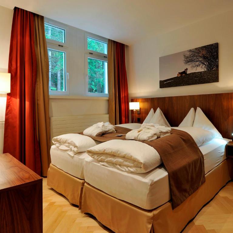 Waldhotel & SPA Davos - for body & soul - Standard Doppelzimmer mit Waldblick - 5