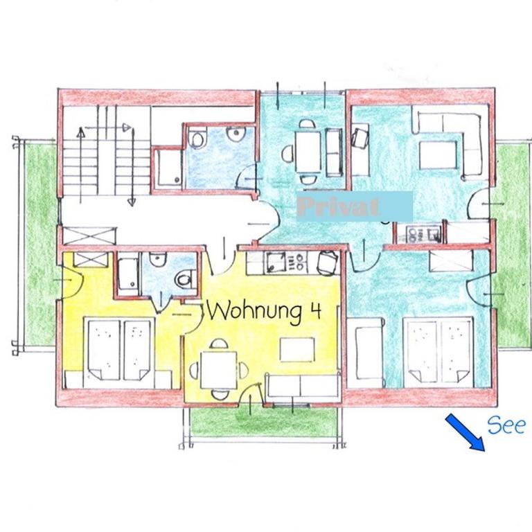 Fewo Strauss - Apartment mit Balkon - 4