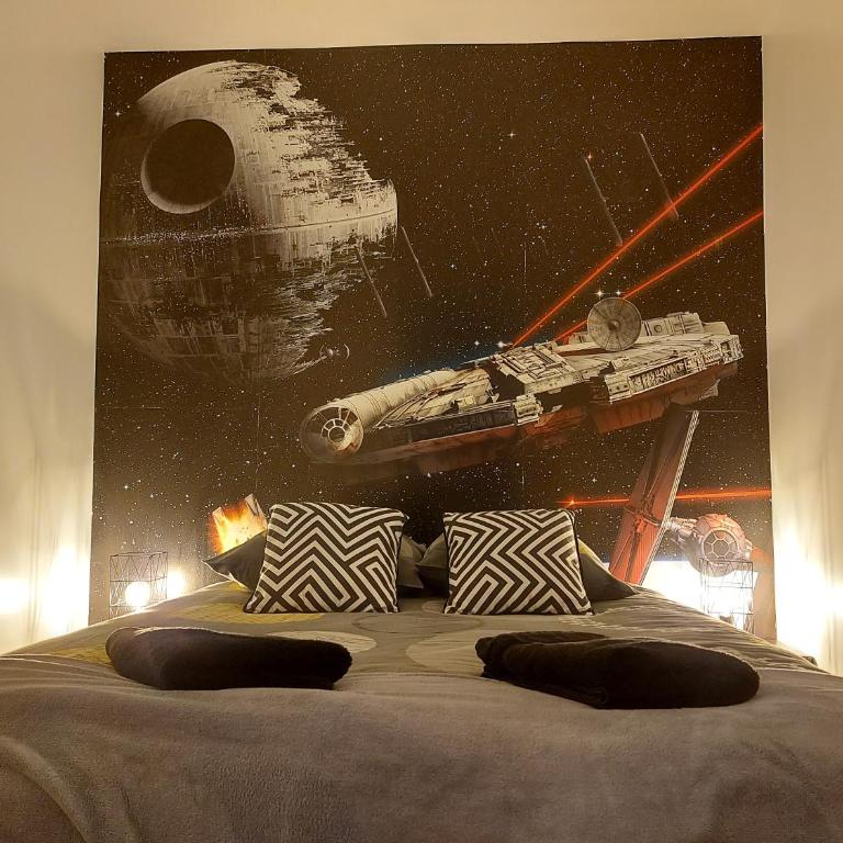 Appartement Cinéma vidéo-projecteur et garage - Appartement avec Douche - 3