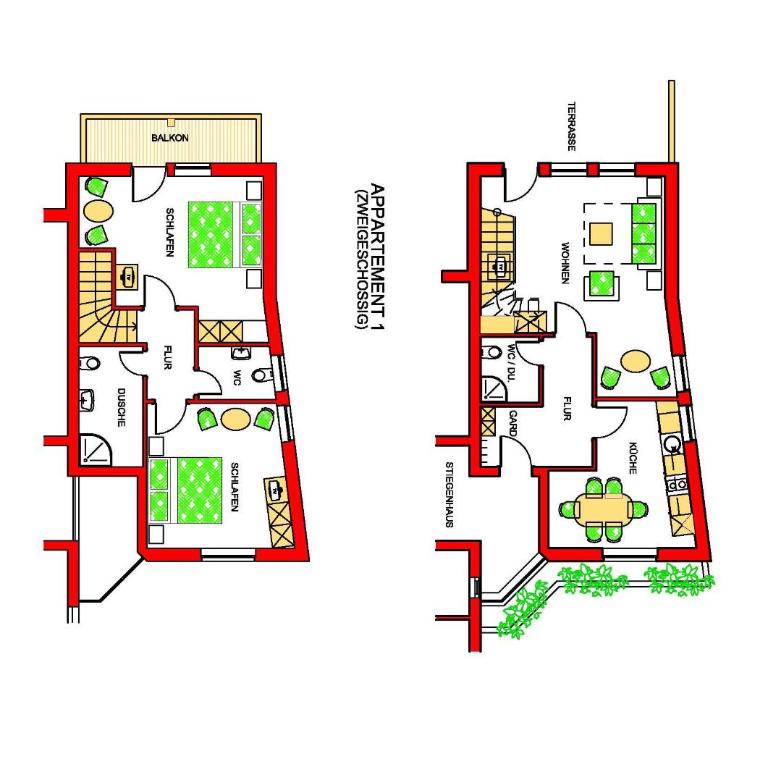 Haus Marcell - Superior Apartment mit 2 Schlafzimmern und Balkon - 8