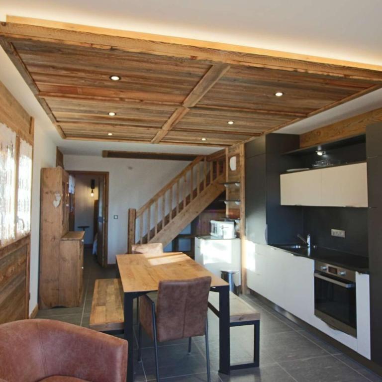 ODYSSEE B203 Vaste appartement en vieux bois sur les pistes, vue panoramique - Appartement en Duplex - 3