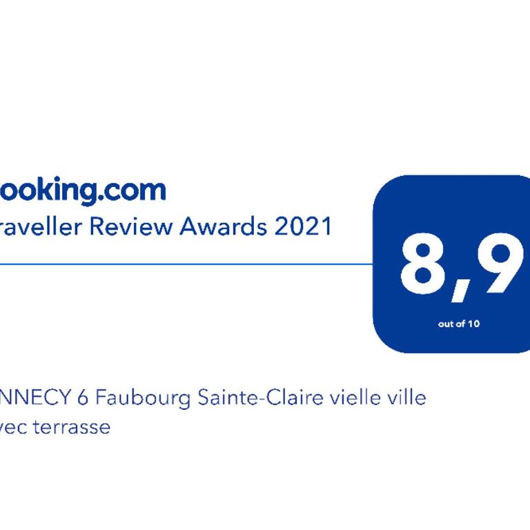 ANNECY Sainte Claire vieille ville 38m2 Terrasse proche gare et lac 4 pers 3 étoiles - Apartment mit 1 Schlafzimmer - 24