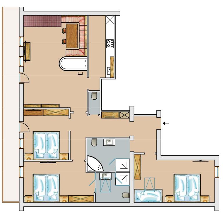 Appartementhaus Sonnenschein - Appartamento 8 (6 Adulti) - 7